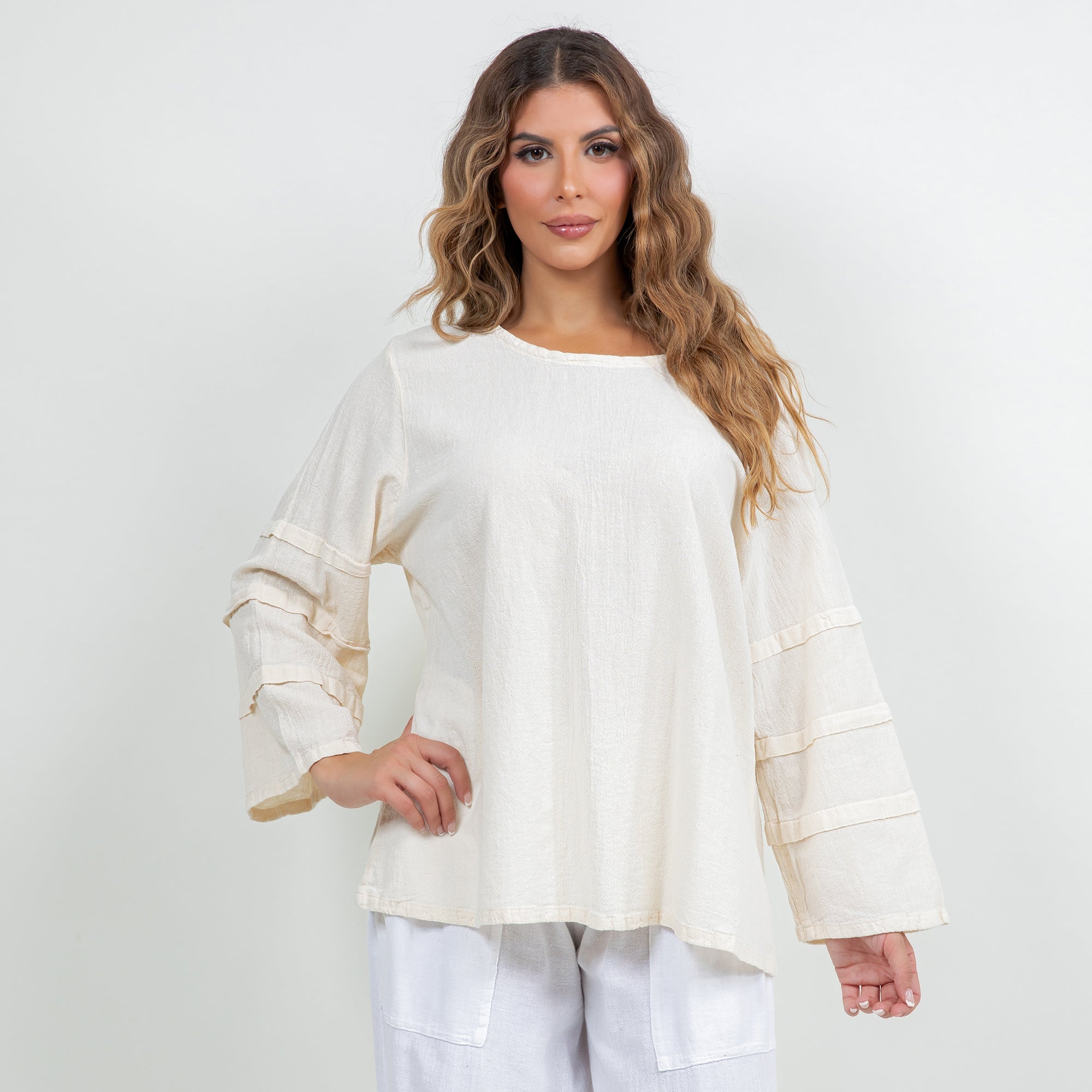 Women's Cotton Gauze Sabrina Top - Che Cose Belle