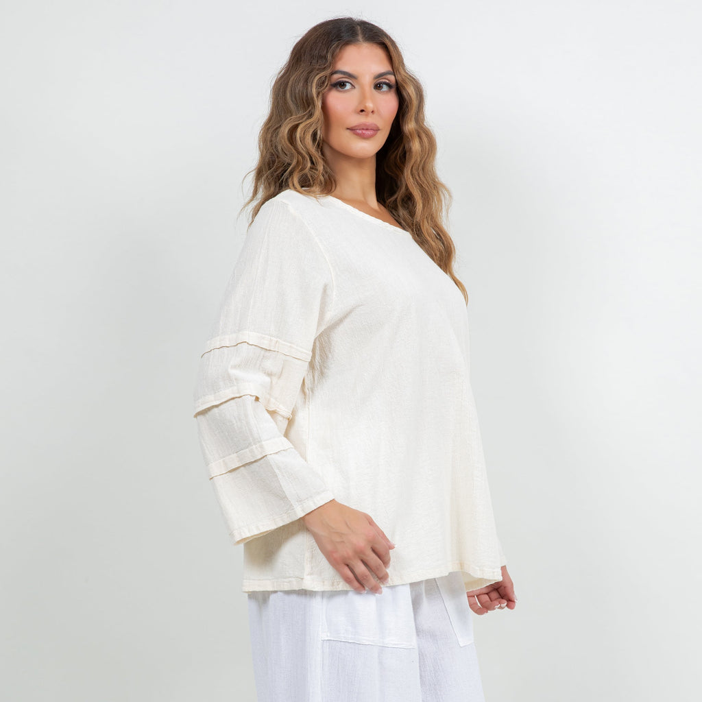 Women's Cotton Gauze Sabrina Top - Che Cose Belle