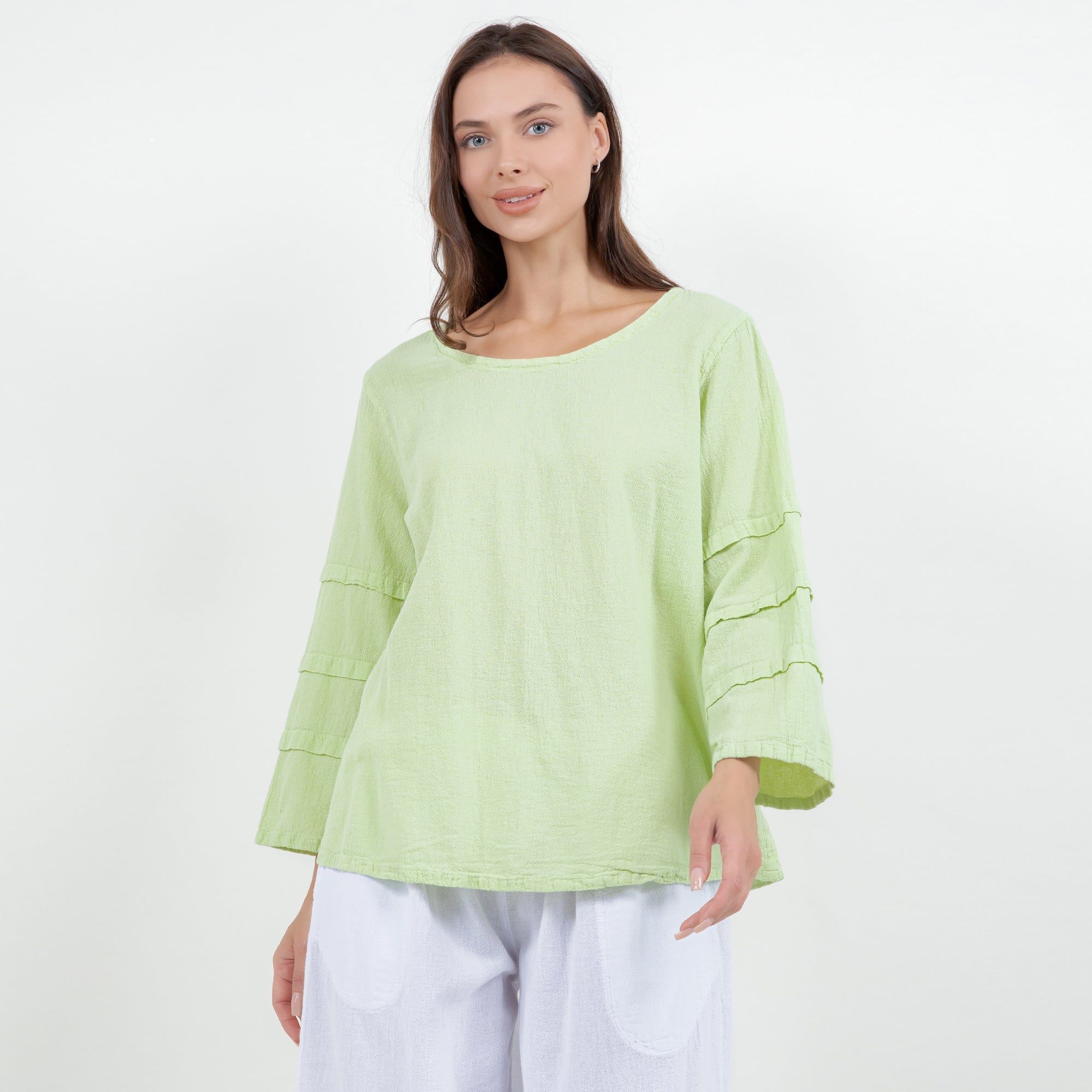 Women's Cotton Gauze Sabrina Top - Che Cose Belle