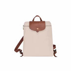 Women's Dragon Inlaid Double Trendy Leather Nylon Backpacks - Che Cose Belle