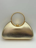 Women's Evening Clutch And Handbag, Minimalist Metal Frame Handbag, Fashion Party Bag - Che Cose Belle