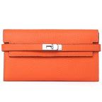 Women's Fashion Classic Lychee Pattern Cowhide Clutch Ladies Wallets - Che Cose Belle