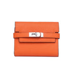 Women's Fashion Classic Lychee Pattern Cowhide Clutch Ladies Wallets - Che Cose Belle