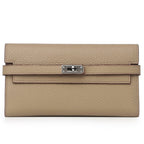 Women's Fashion Classic Lychee Pattern Cowhide Clutch Ladies Wallets - Che Cose Belle