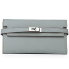 Women's Fashion Classic Lychee Pattern Cowhide Clutch Ladies Wallets - Che Cose Belle