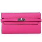 Women's Fashion Classic Lychee Pattern Cowhide Clutch Ladies Wallets - Che Cose Belle