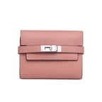 Women's Fashion Classic Lychee Pattern Cowhide Clutch Ladies Wallets - Che Cose Belle