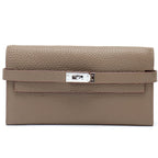 Women's Fashion Classic Lychee Pattern Cowhide Clutch Ladies Wallets - Che Cose Belle