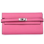 Women's Fashion Classic Lychee Pattern Cowhide Clutch Ladies Wallets - Che Cose Belle