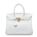Women's First Layer Cowhide Genuine Leather Portable Handbags - Che Cose Belle