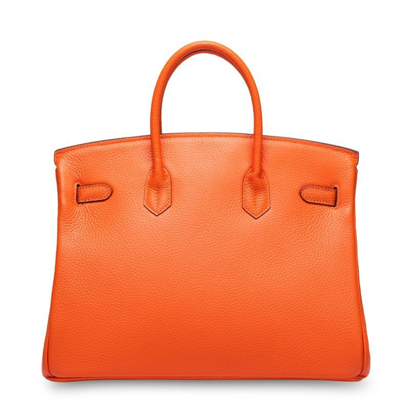 Women's First Layer Cowhide Genuine Leather Portable Handbags - Che Cose Belle