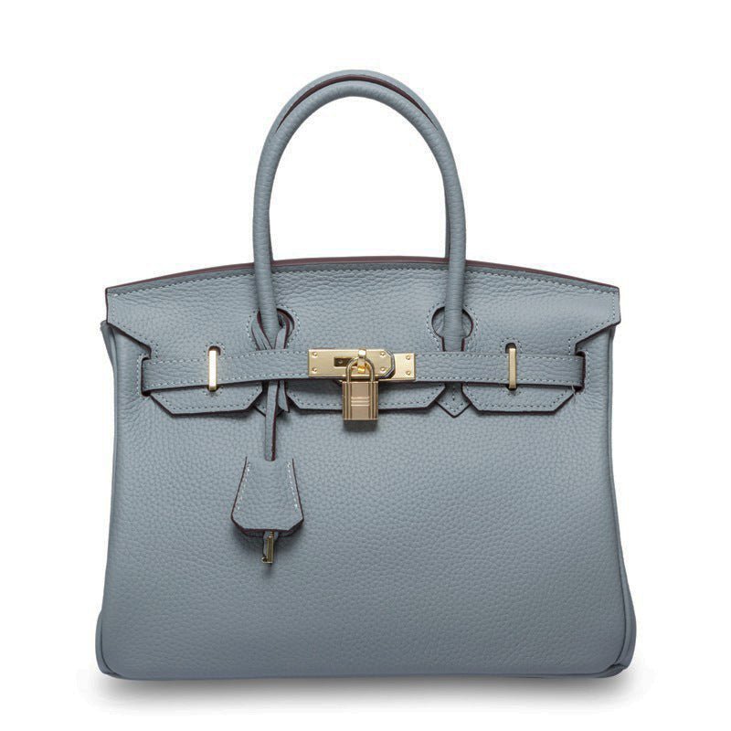 Women's First Layer Cowhide Genuine Leather Portable Handbags - Che Cose Belle