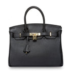 Women's First Layer Cowhide Genuine Leather Portable Handbags - Che Cose Belle