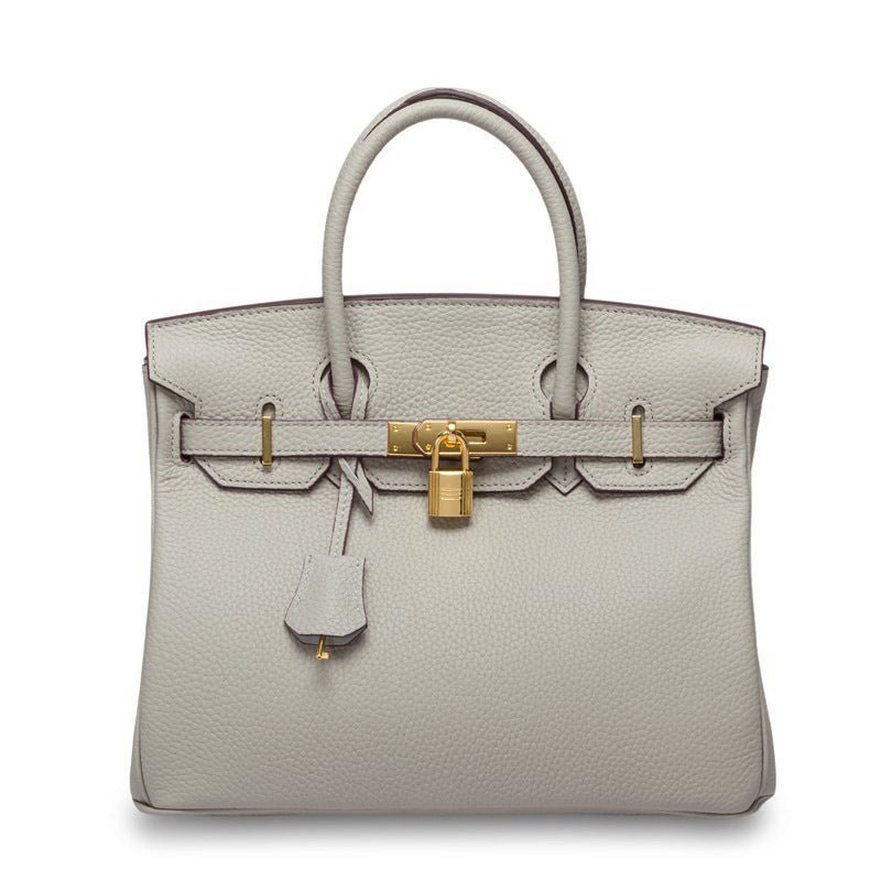Women's First Layer Cowhide Genuine Leather Portable Handbags - Che Cose Belle