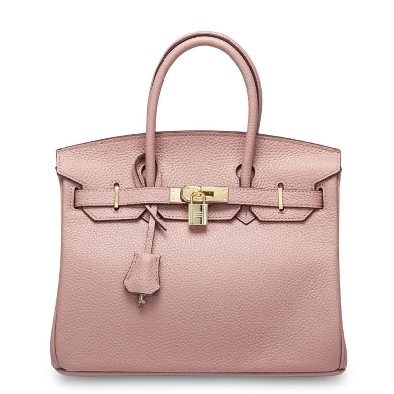 Women's First Layer Cowhide Genuine Leather Portable Handbags - Che Cose Belle