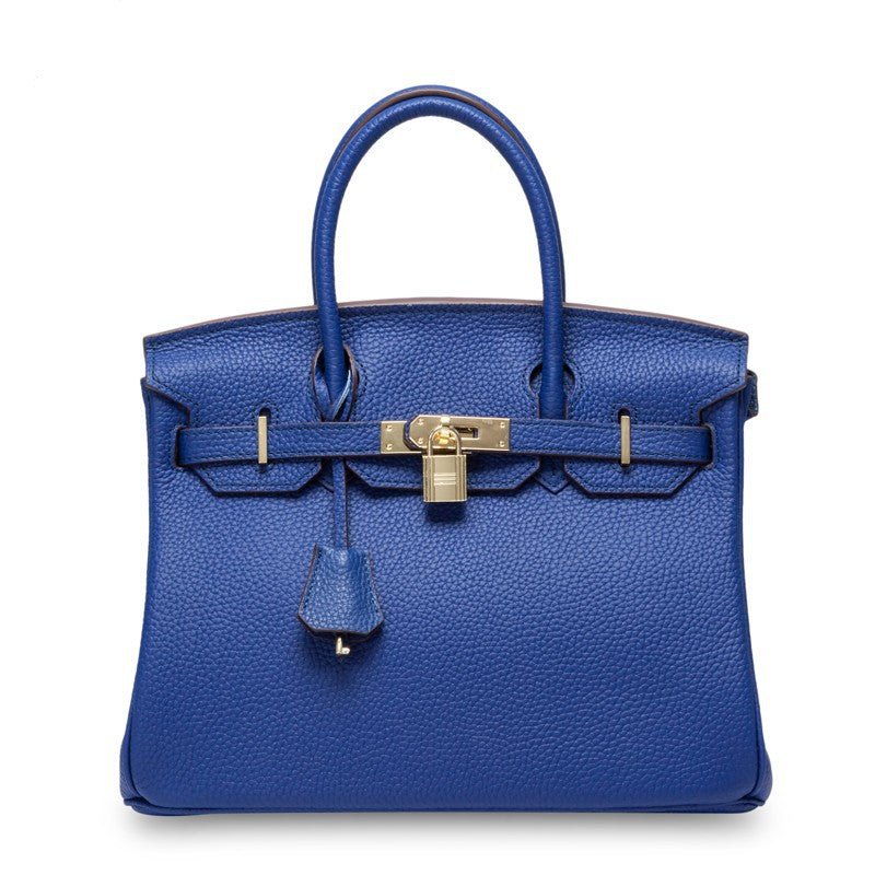 Women's First Layer Cowhide Genuine Leather Portable Handbags - Che Cose Belle
