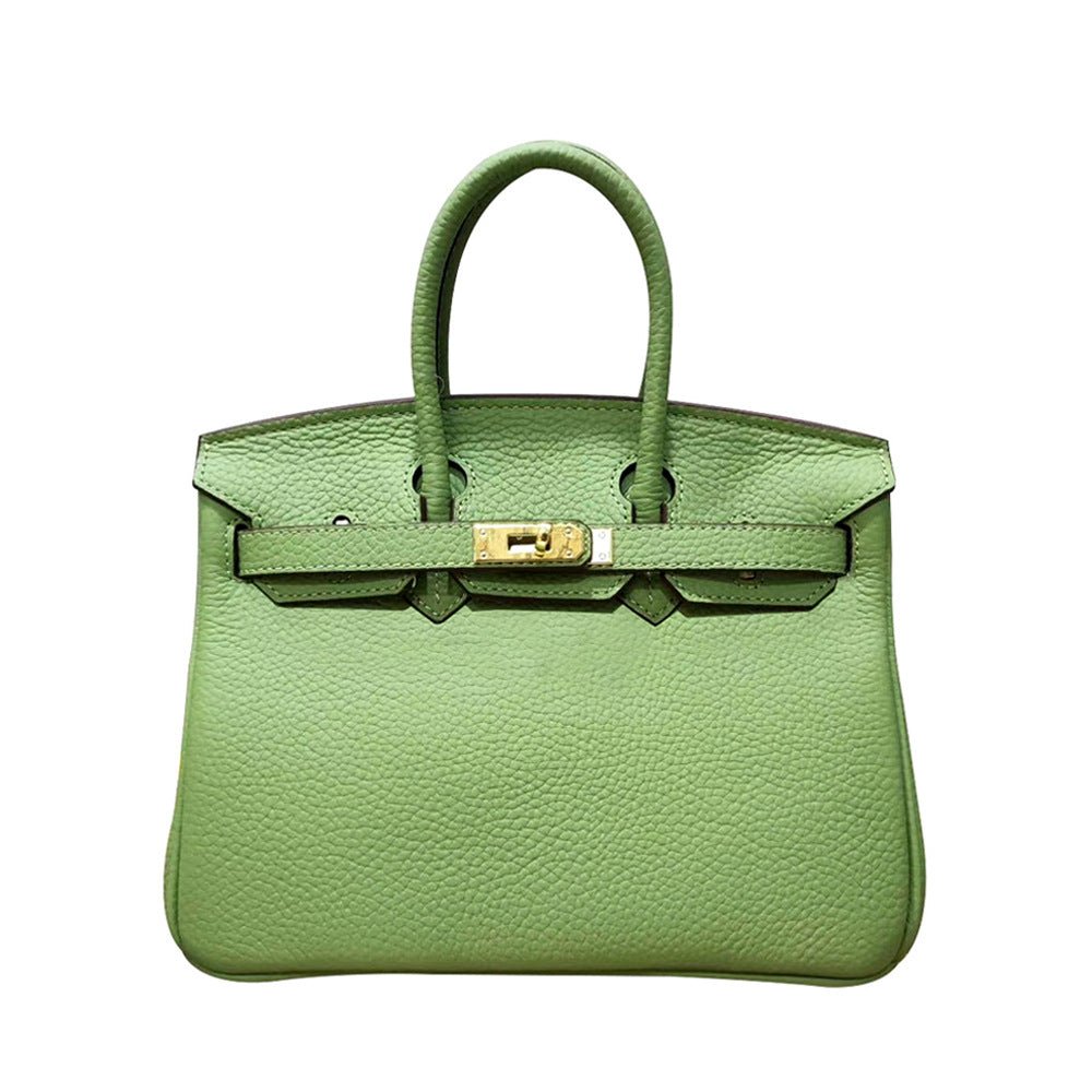 Women's First Layer Cowhide Genuine Leather Portable Handbags - Che Cose Belle