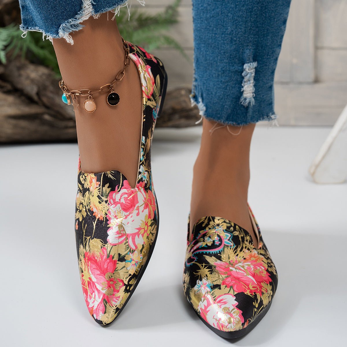 Women’s Flat Pointed - Toe Thin Shoes — Casual Everyday Flats - Che Cose Belle