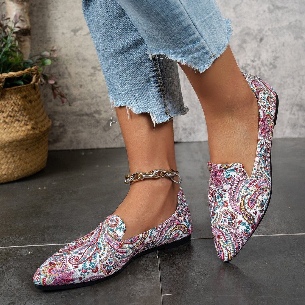 Women’s Flat Pointed - Toe Thin Shoes — Casual Everyday Flats - Che Cose Belle