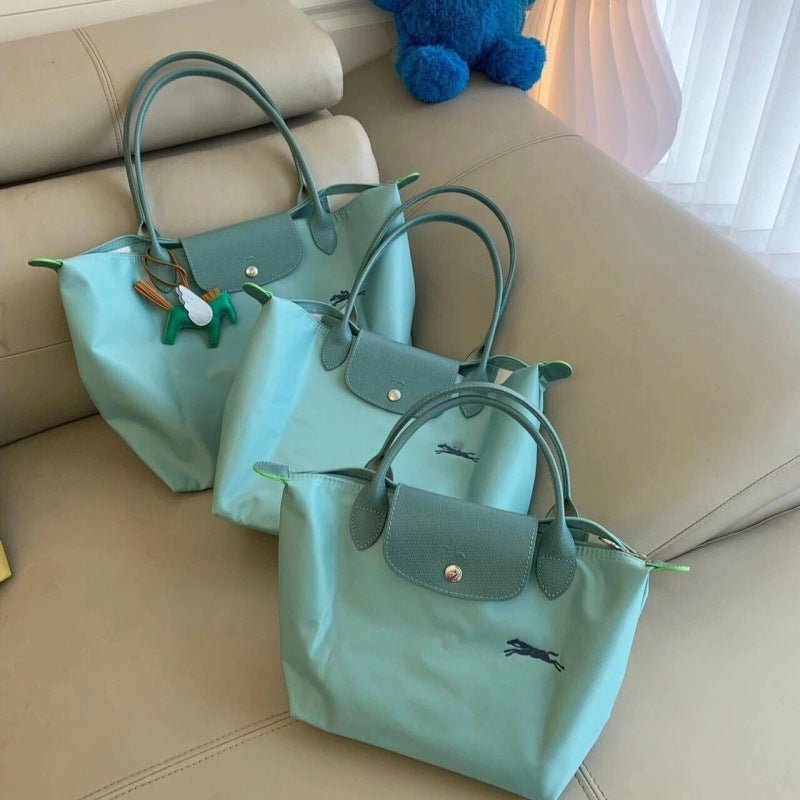 Women's French Embroidery Dumpling Folding Large Capacity Dragon Handbags - Che Cose Belle
