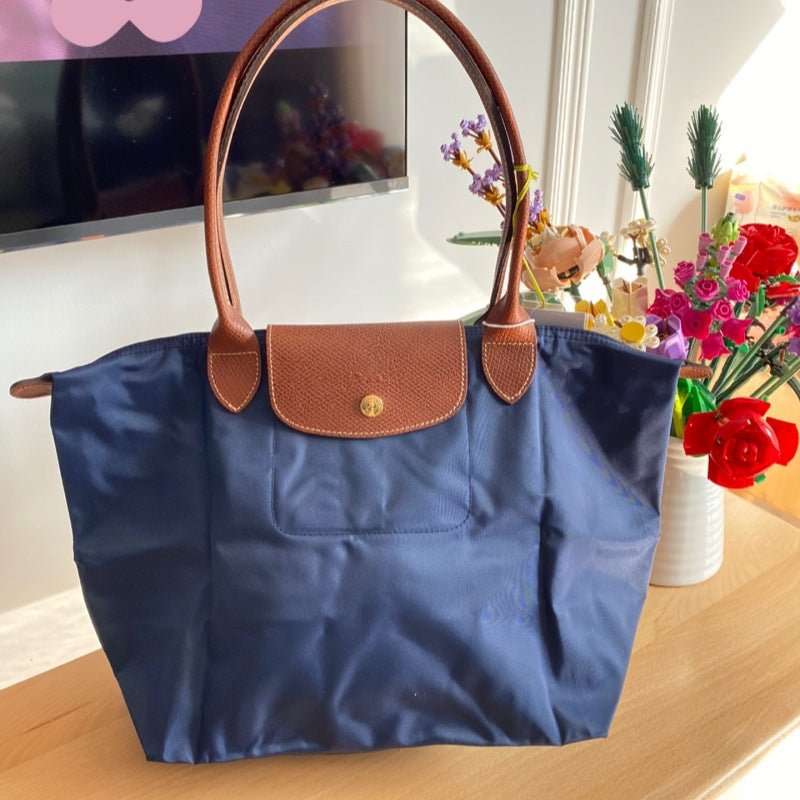 Women's French Embroidery Dumpling Folding Large Capacity Dragon Handbags - Che Cose Belle