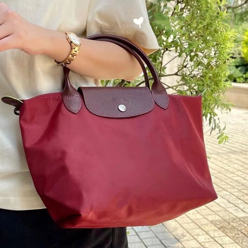 Women's French Embroidery Dumpling Folding Large Capacity Dragon Handbags - Che Cose Belle