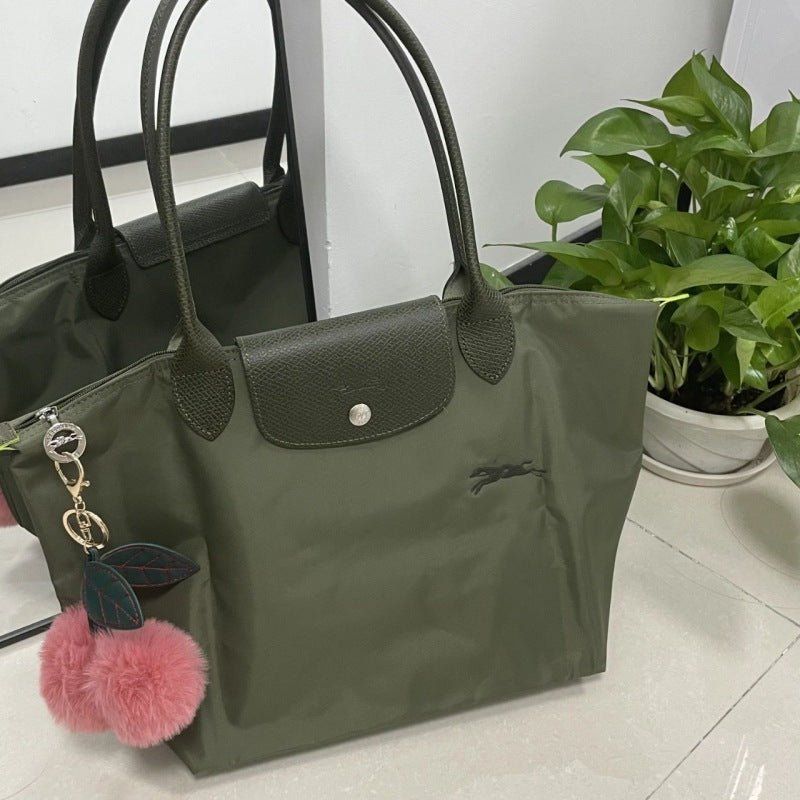 Women's French Embroidery Dumpling Folding Large Capacity Dragon Handbags - Che Cose Belle