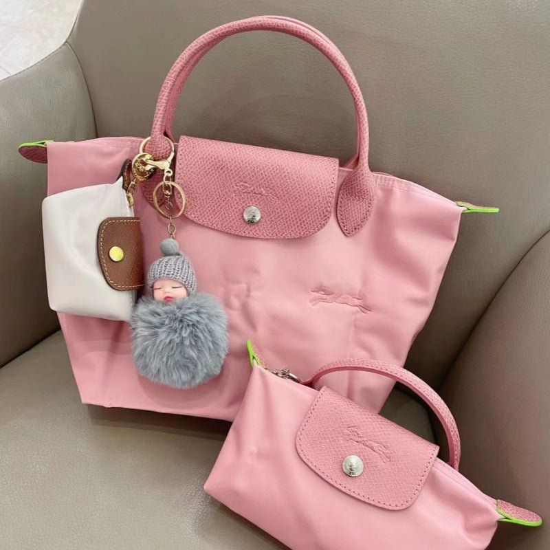 Women's French Embroidery Dumpling Folding Large Capacity Dragon Handbags - Che Cose Belle