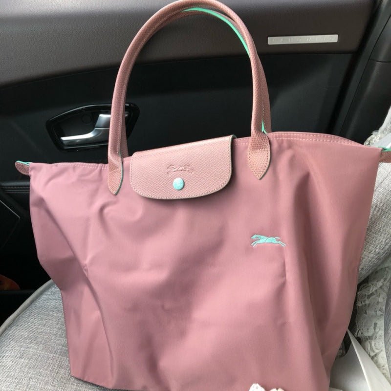 Women's French Embroidery Dumpling Folding Large Capacity Dragon Handbags - Che Cose Belle