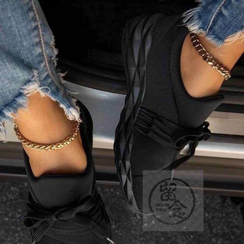 Women’s Laced Summer Sneakers – Lightweight Breathable Casual Shoes - Che Cose Belle