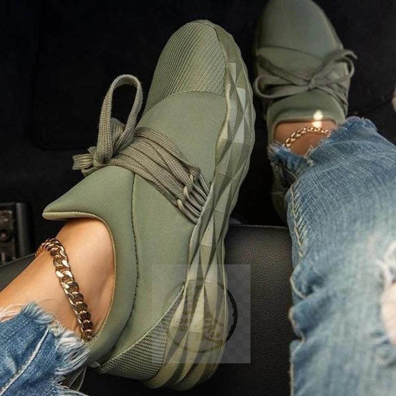 Women’s Laced Summer Sneakers – Lightweight Breathable Casual Shoes - Che Cose Belle