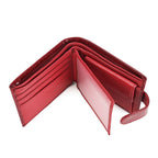 Women's Leather Short Multiple Slots Handmade Large Coin Purses - Che Cose Belle