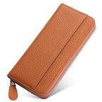 Women's & Men's & Genuine Leather Credit Long Clutch Purses - Che Cose Belle