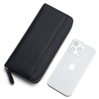 Women's & Men's & Genuine Leather Credit Long Clutch Purses - Che Cose Belle