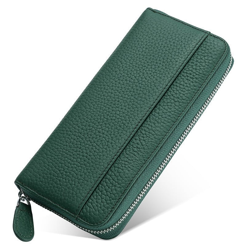Women's & Men's & Genuine Leather Credit Long Clutch Purses - Che Cose Belle