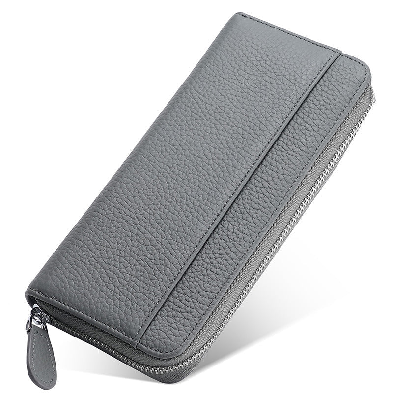 Women's & Men's & Genuine Leather Credit Long Clutch Purses - Che Cose Belle