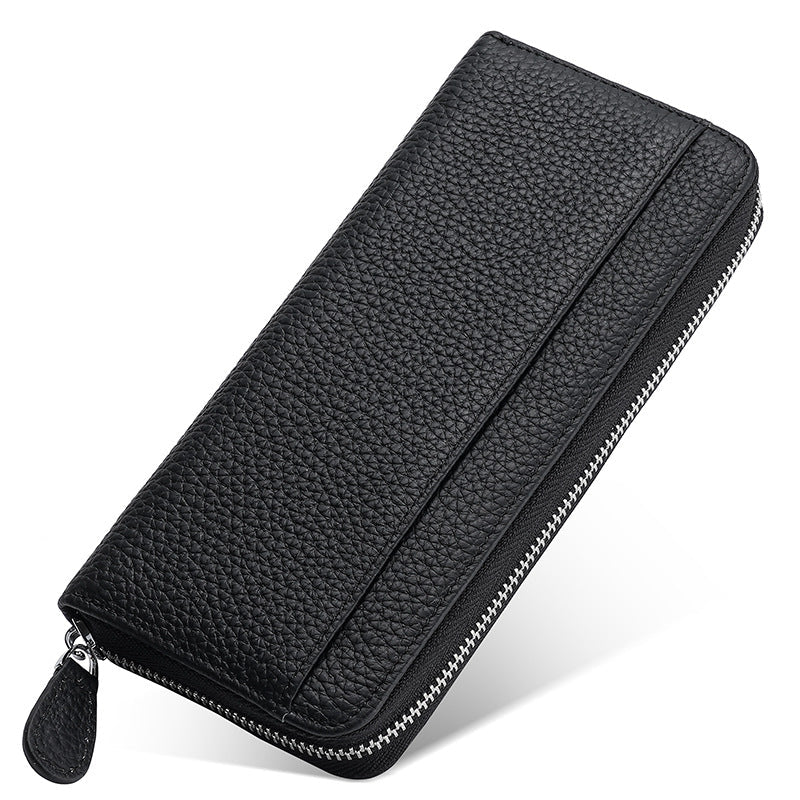 Women's & Men's & Genuine Leather Credit Long Clutch Purses - Che Cose Belle