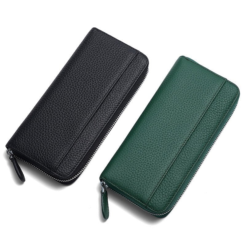 Women's & Men's & Genuine Leather Credit Long Clutch Purses - Che Cose Belle