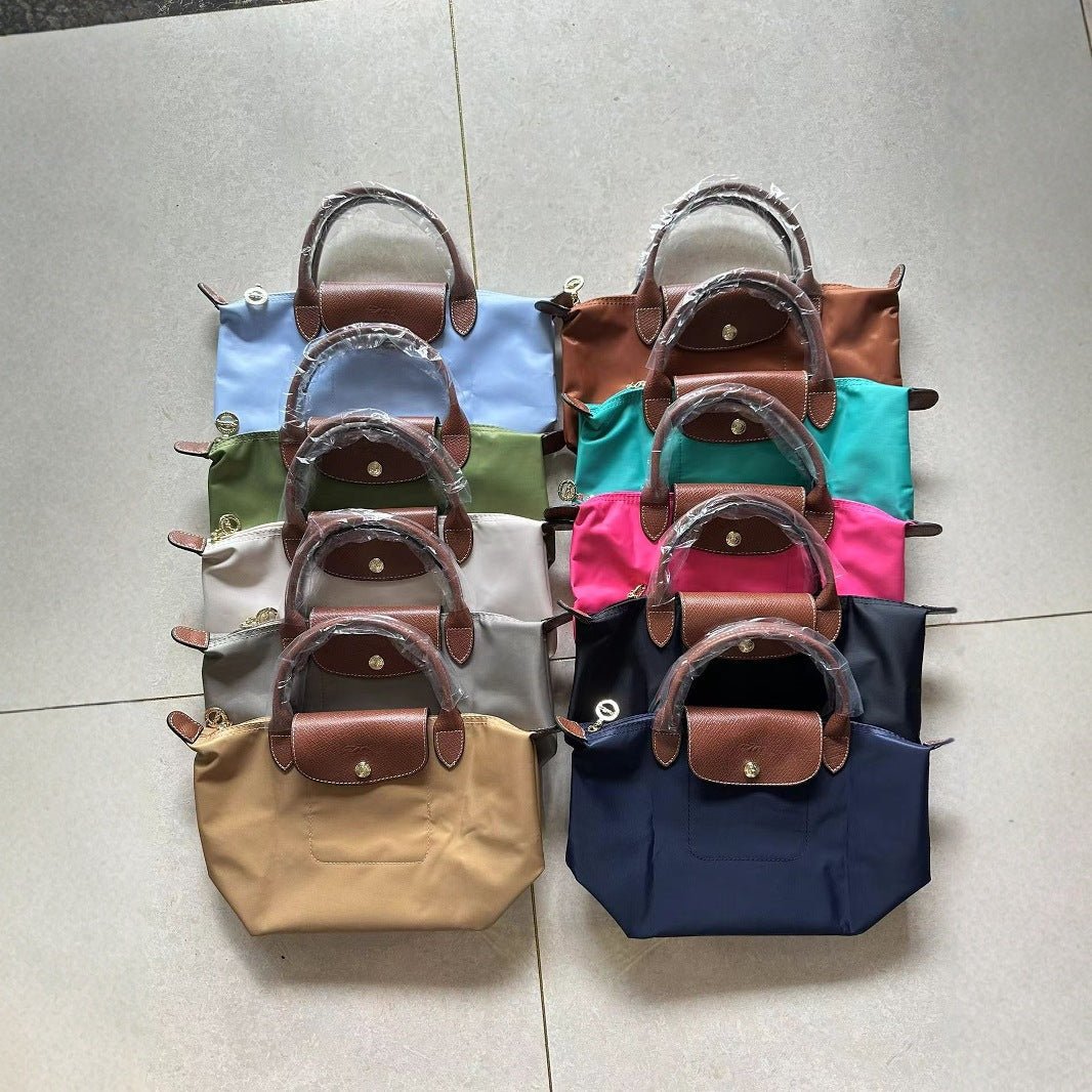 Women's Nylon Dumpling Embroidered Large Capacity Totes Shoulder Bags - Che Cose Belle