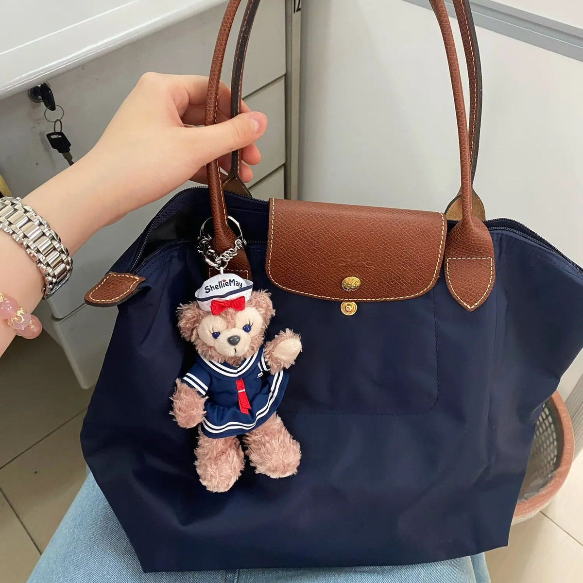 Women's Nylon Dumpling Embroidered Large Capacity Totes Shoulder Bags - Che Cose Belle