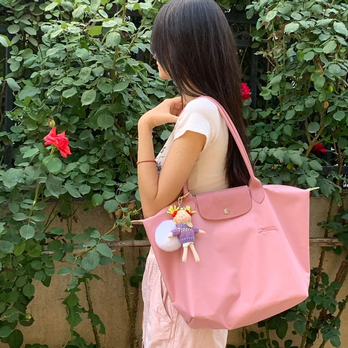 Women's Nylon Dumpling Embroidered Large Capacity Totes Shoulder Bags - Che Cose Belle