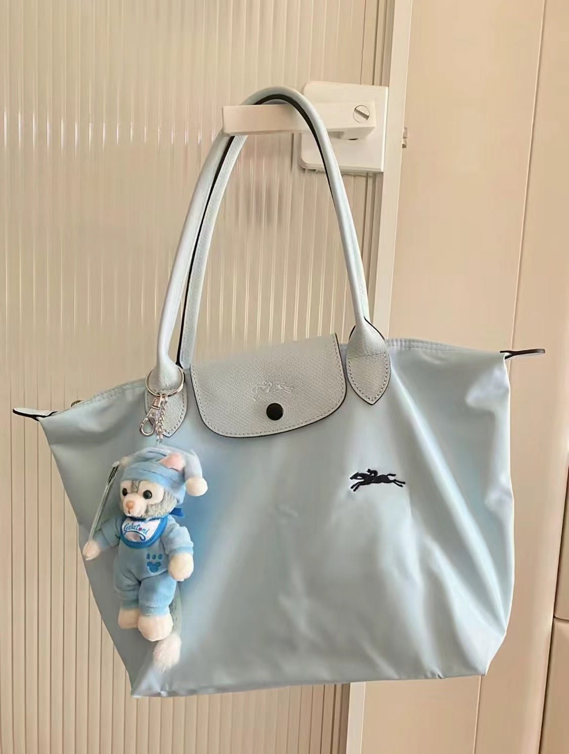 Women's Nylon Dumpling Embroidered Large Capacity Totes Shoulder Bags - Che Cose Belle