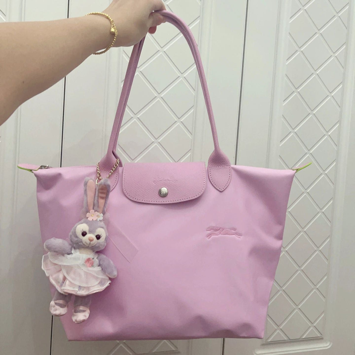 Women's Nylon Dumpling Embroidered Large Capacity Totes Shoulder Bags - Che Cose Belle