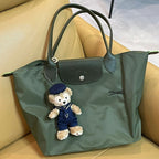 Women's Nylon Dumpling Embroidered Large Capacity Totes Shoulder Bags - Che Cose Belle