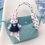 Women's Nylon Dumpling Embroidered Large Capacity Totes Shoulder Bags - Che Cose Belle