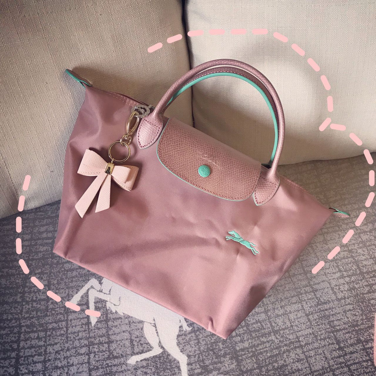 Women's Nylon Dumpling Embroidered Large Capacity Totes Shoulder Bags - Che Cose Belle