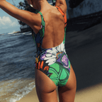 Women's One Piece Swimsuit - Flower Vibes - Che Cose Belle
