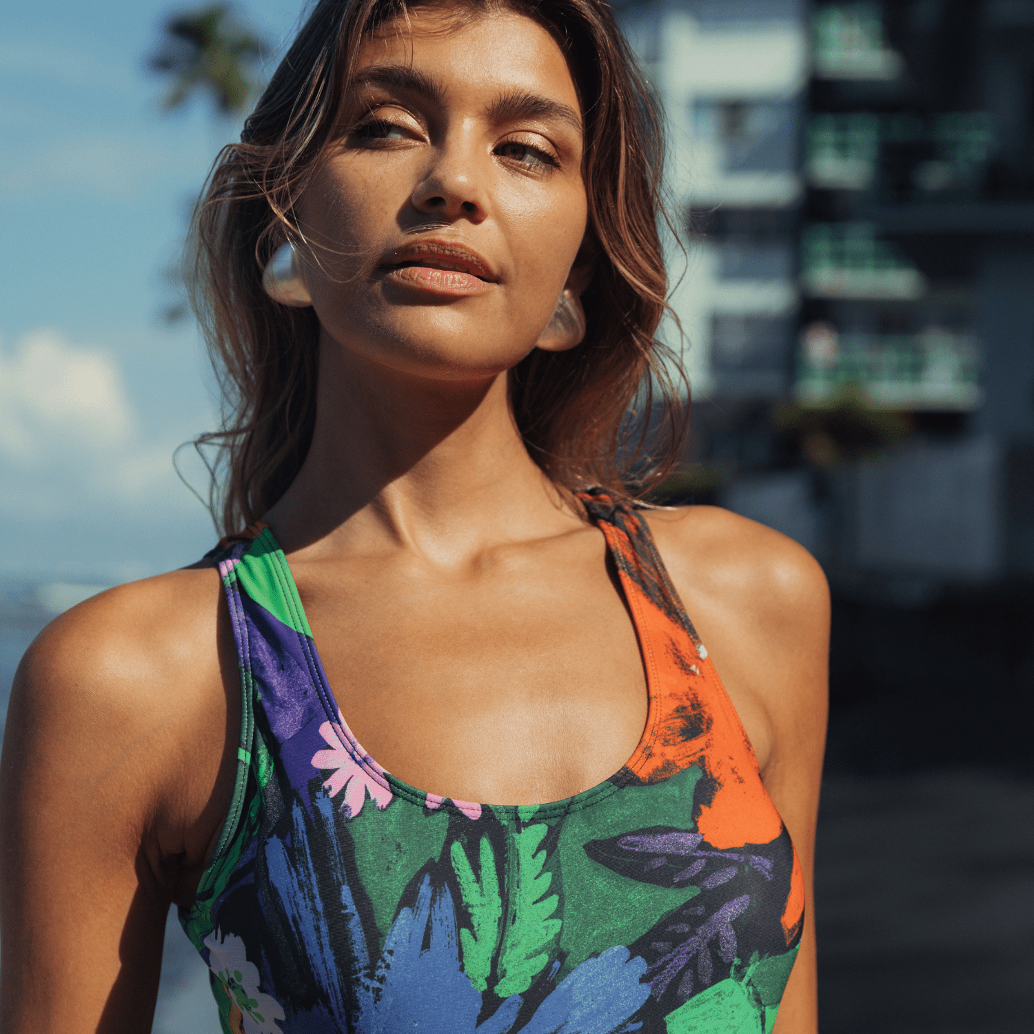 Women's One Piece Swimsuit - Flower Vibes - Che Cose Belle