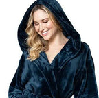 Women’s Plush Hooded Robe - Spa - Worthy Comfort at Home - Che Cose Belle