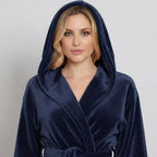 Women’s Plush Hooded Robe - Spa-Worthy Comfort at Home - Che Cose Belle